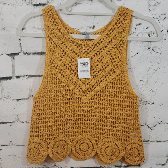 Charlotte Russe Tops - NWT Charlotte Russe crochet tank